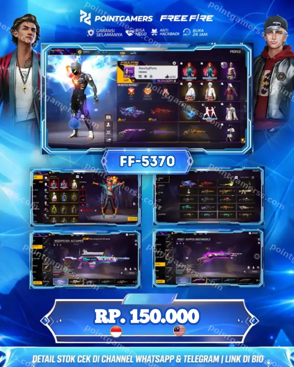 EVO : ADA 2, MAX 1, SG2 : 3 RADA UNGU MAMBA BUNNY 1