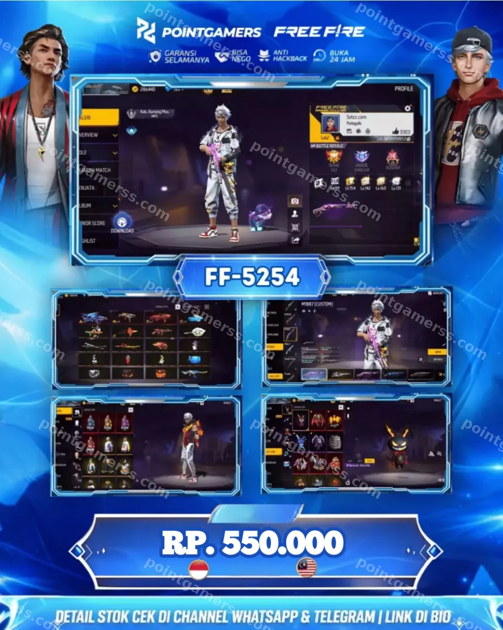 FF-5254 - OTW 4 EVO MAX, SG² UNGGU / RAPPER 3RASA
