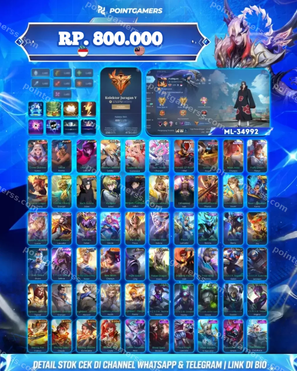 ML-34992 - LEGEND LUNOX, JULIAN ITACHI