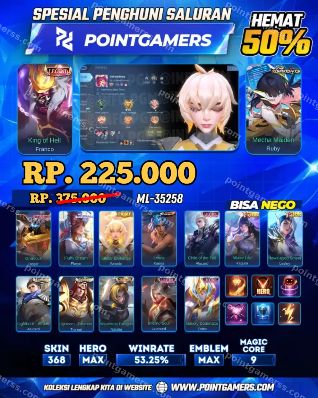 FRANCO LEGEND, RUBY ASPIRANTS 1