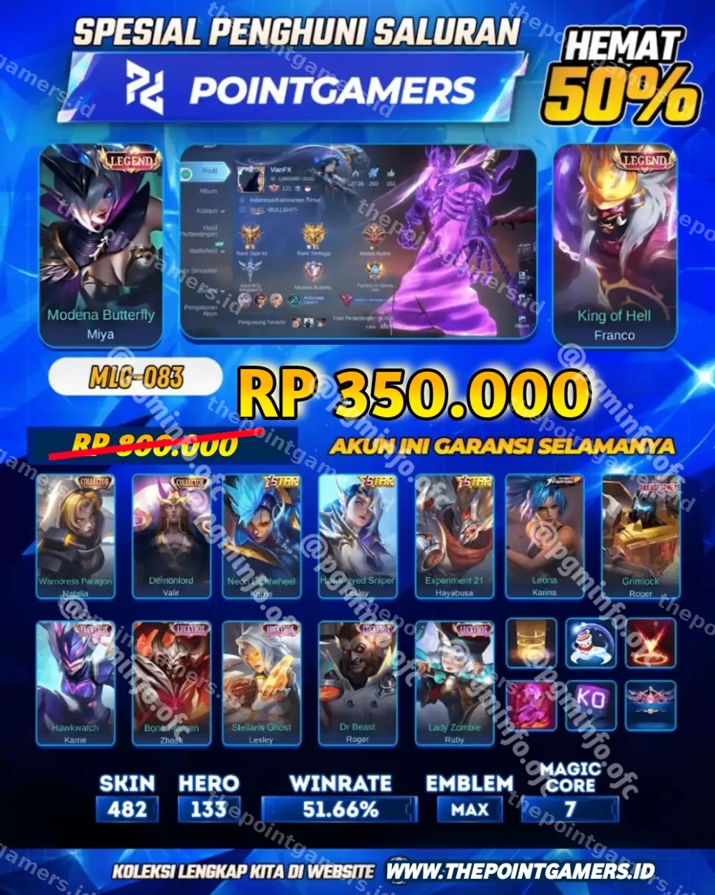 MLG-083 - "FRANCO LEGEND, MIYA LEGEND"