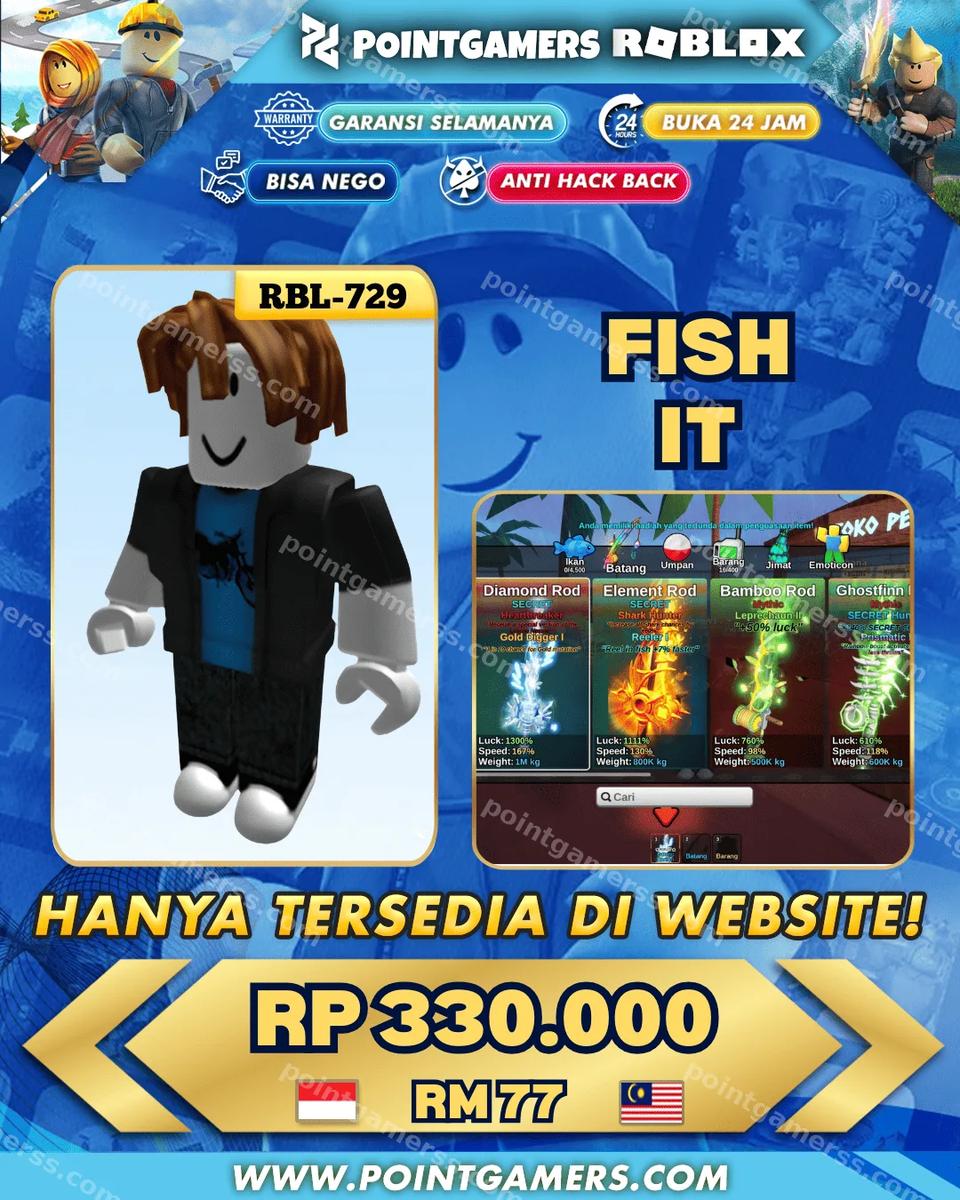 RBL-729 - 6 M COIN, LVL 690