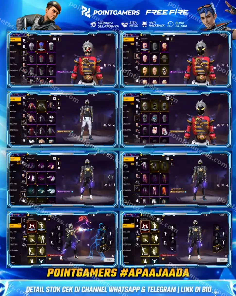 EVO : ADA 2, MAX 1, SG2 : 3 RADA UNGU MAMBA BUNNY 2