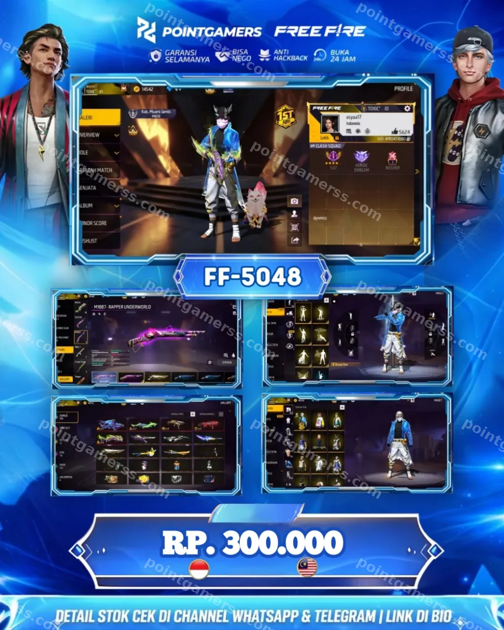 FF-5048 - EVO : 5 MAX : 2 TW 3, SG 2 :  UNGU/REAPER GURUN