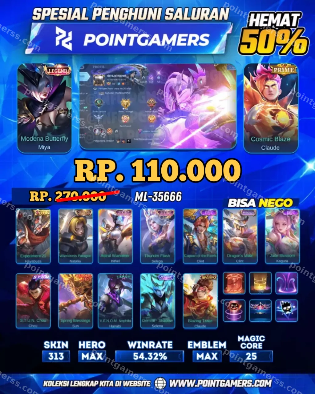 ML-35666 - MIYA LEGEND, CLAUDE PRIME