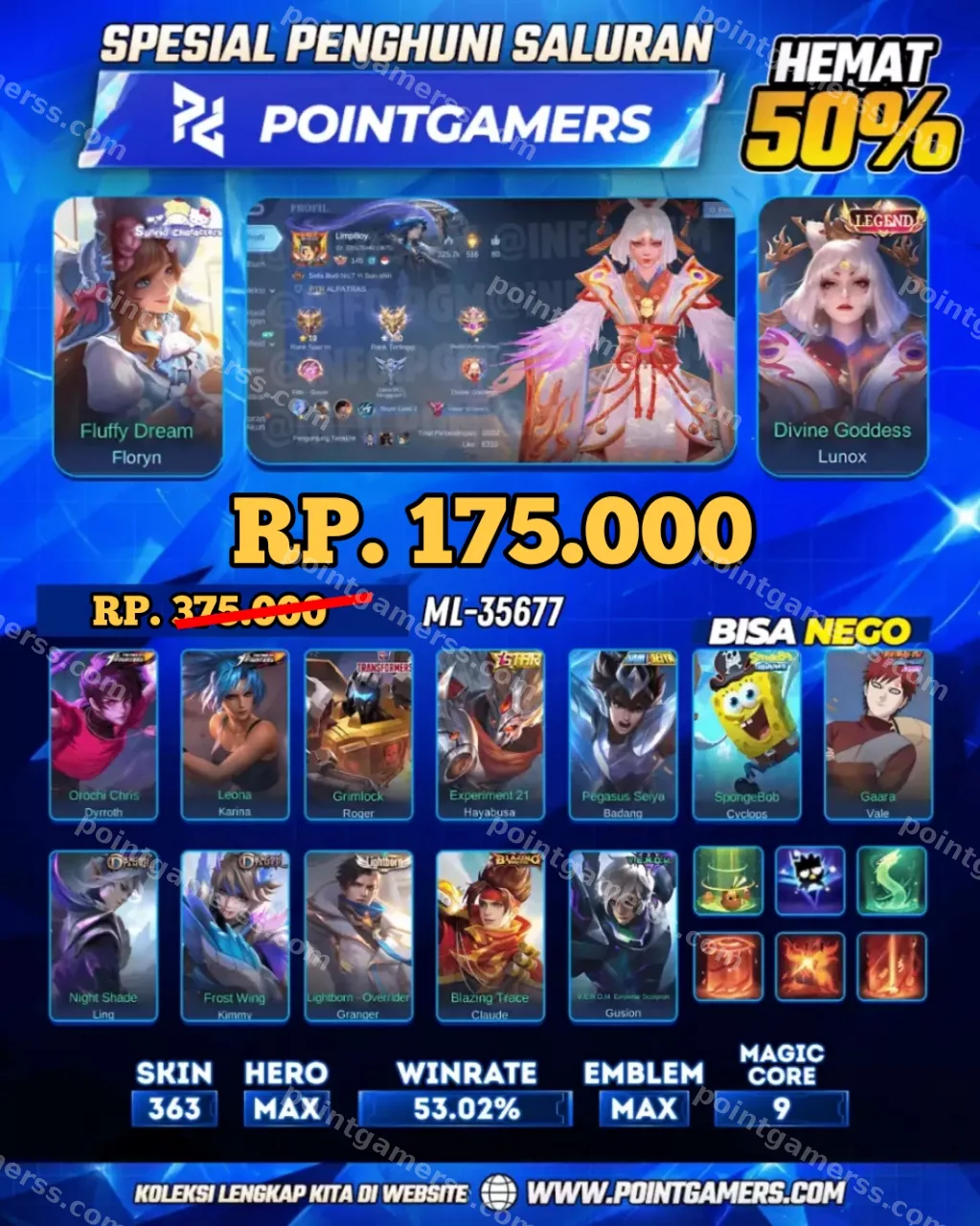 ML-35677 - FLORYN SANRIO, LUNOX LEGEND