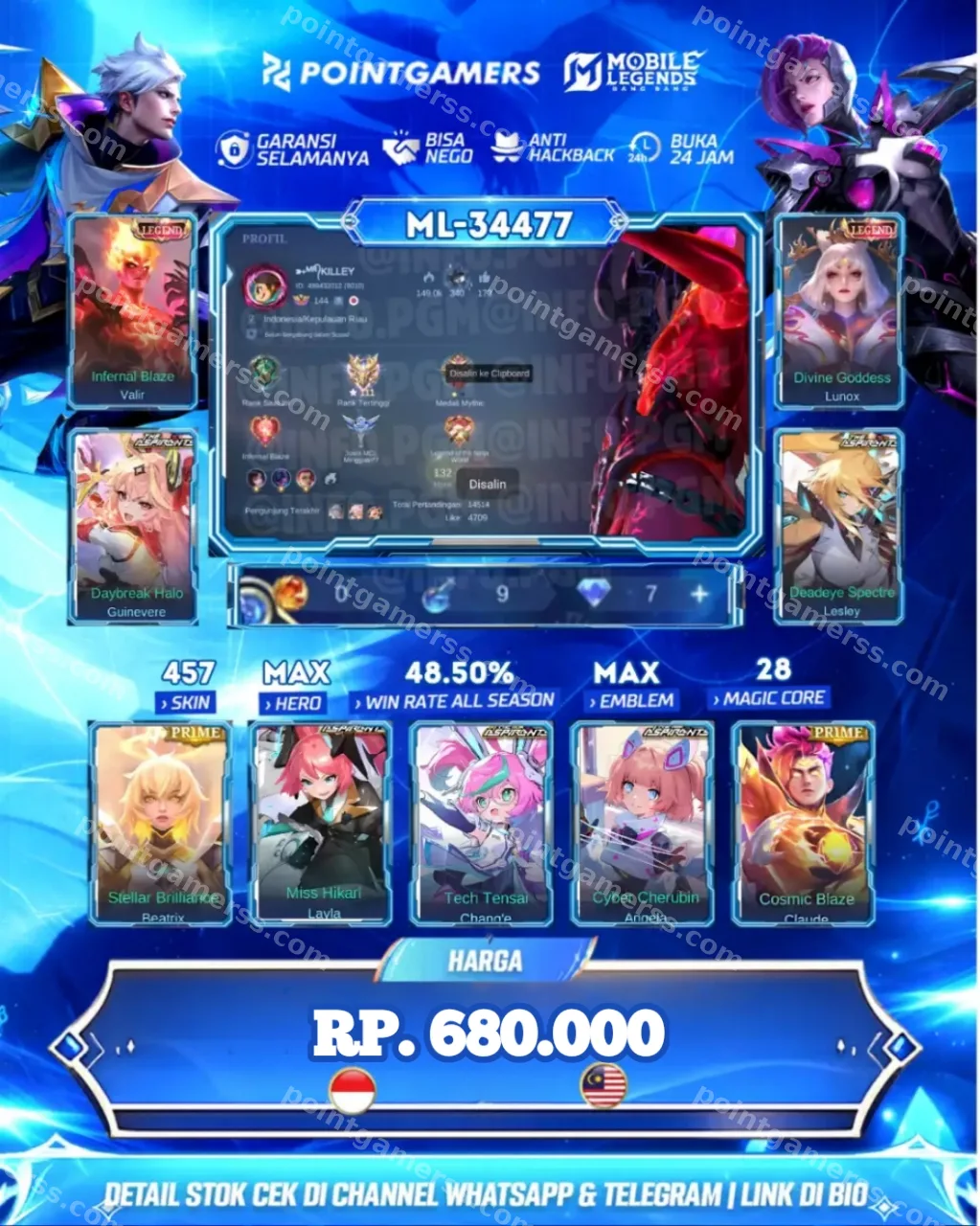 VALIR LEGEND, LUNOX LEGEND 1
