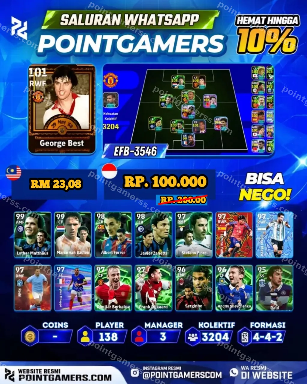 EFB-3546 - GEORGE BEST 101