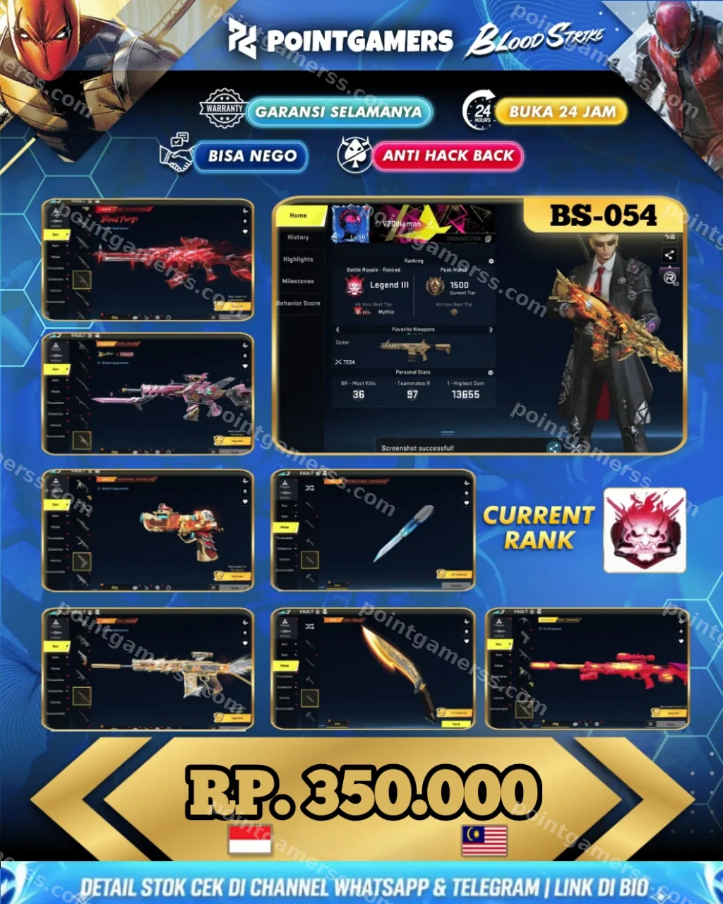 BS – 054 - AK47 - CHIAROSCURO LEVEL 5, UZI - SCORPIUS LEVEL 2
