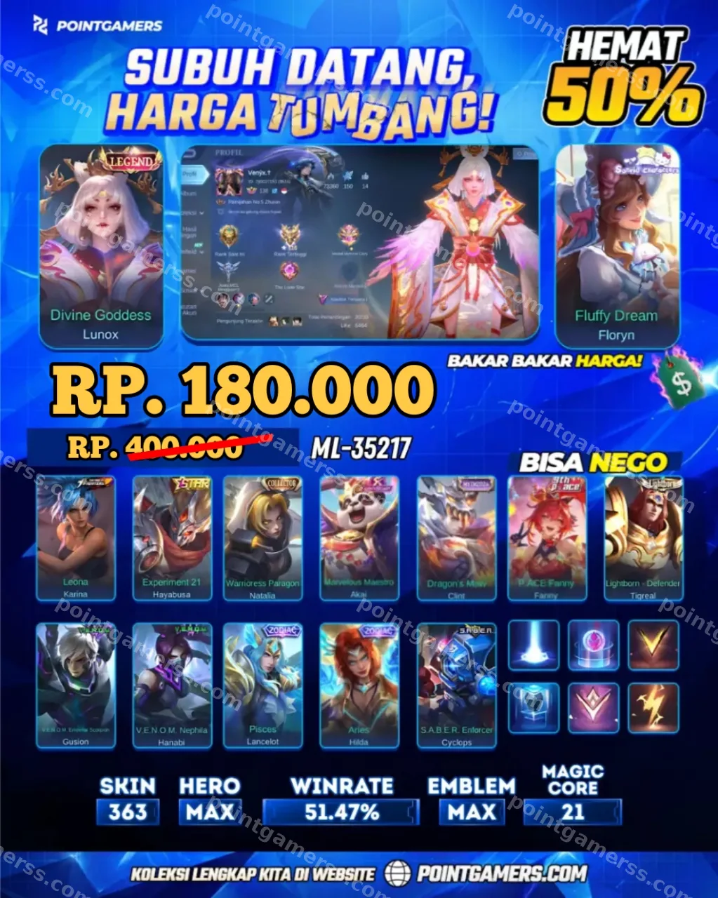 ML-35217 - LUNOX LEGEND, FLORYN SANRIO