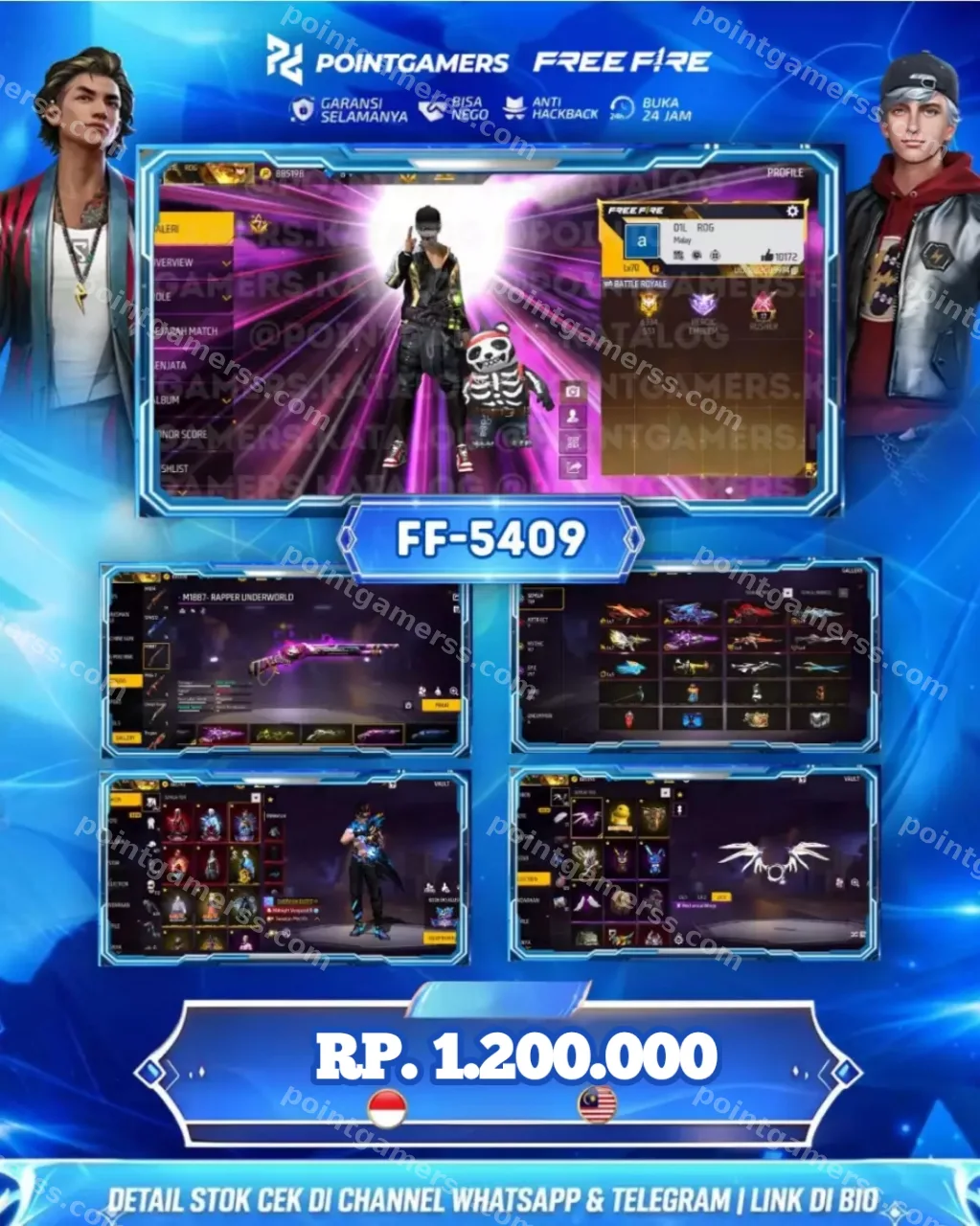 FF-5409 - EVO 9 MAX 6, SG 2 EVO(MAX) UNGU LUMUT METEOR KUNING