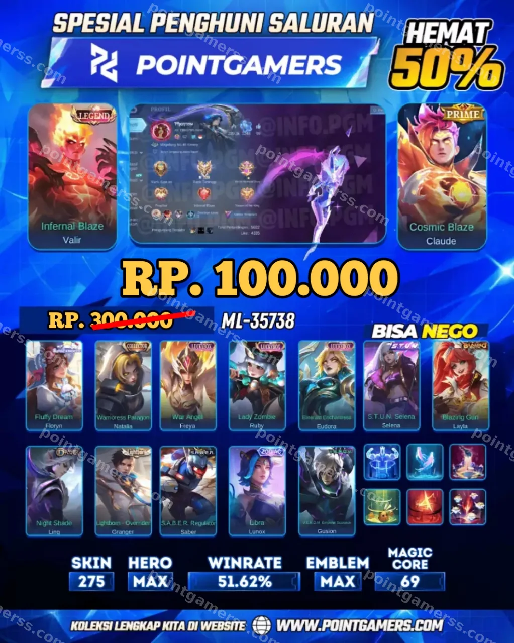 VALIR LEGEND, CLAUDE PRIME 1