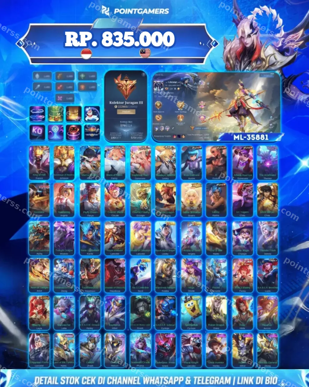 ML-35881 - FRANCO LEGEND, JOHNSON LEGEND