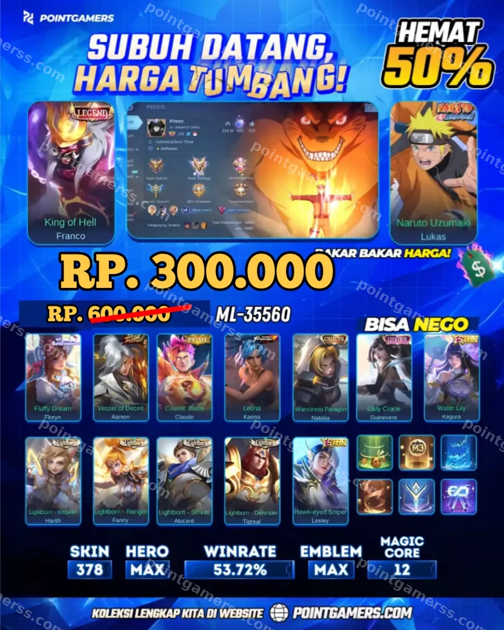 "FANCO LEGEND, LUKAS NARUTO" 1