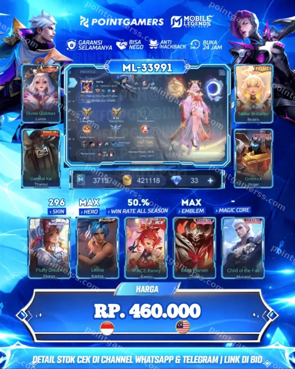 LUNOX LEGEND, BEATRIX PRIME 1