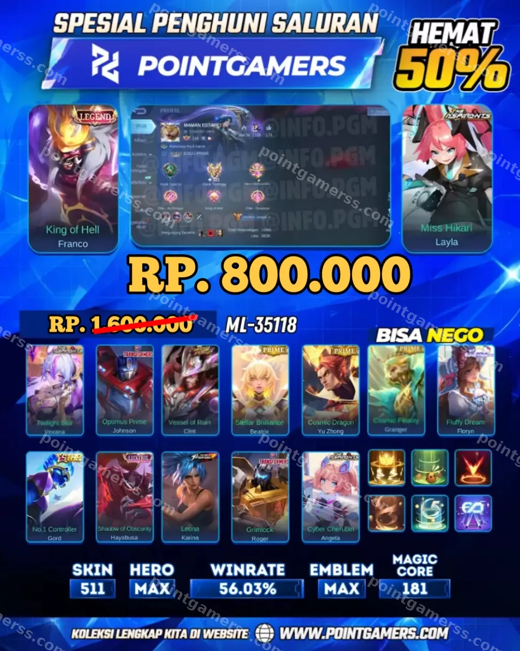 FRANCO LEGEND, LAYLA ASPIRANTS 1