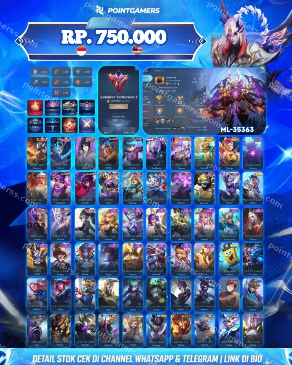ML-35363 - GRANGER LEGEND, GUSION LEGEND
