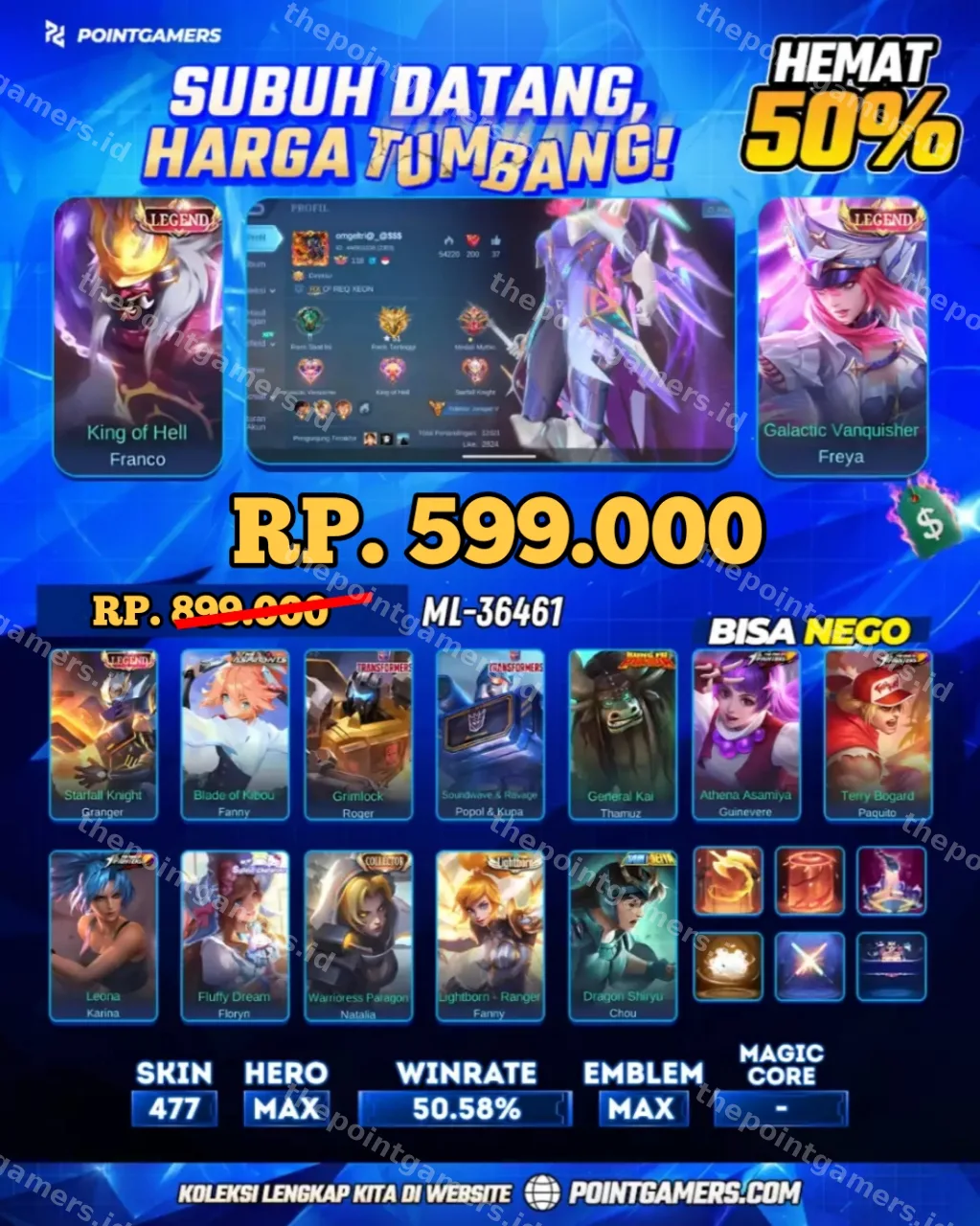 ML-36461 - FRANCO LEGEND, FREYA LEGEND, GRANGER LEGEND