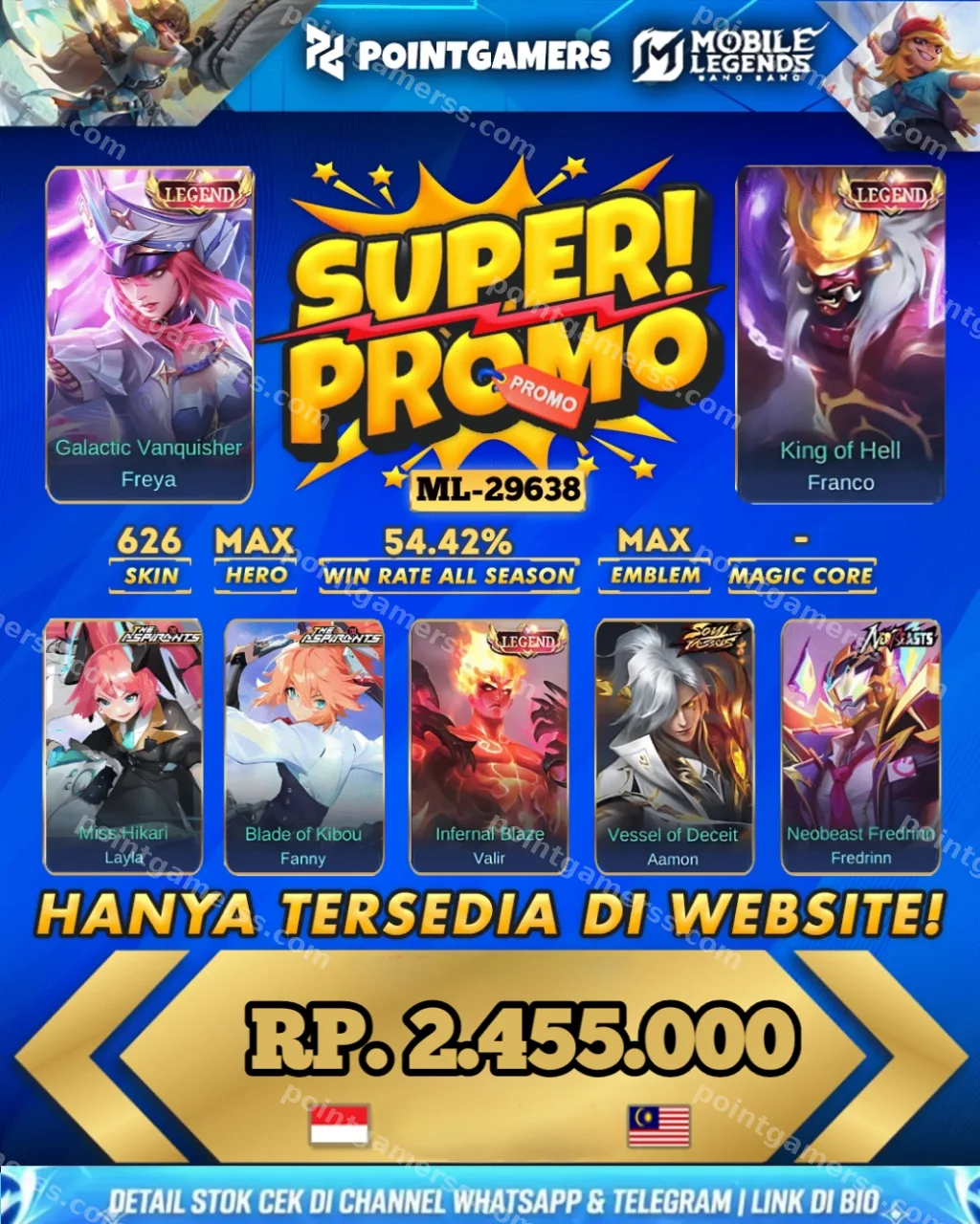 ML-29638 - PROMO FRANCO LEGEND, FREYA LEGEND