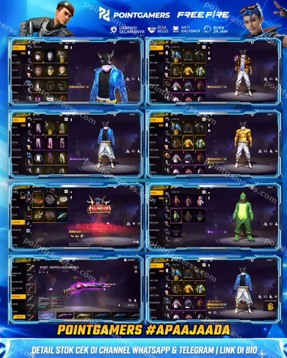EVO : 5 MAX : 2 TW 3, SG 2 :  UNGU/REAPER GURUN 2