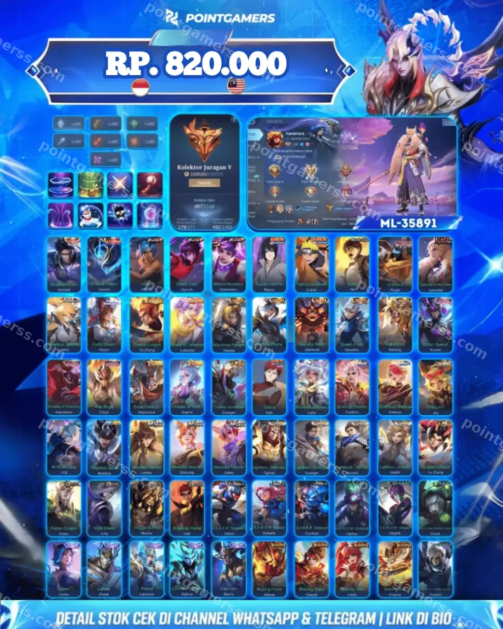 ML-35891 - ALUCARD LEGEND, GUSION LEGEND