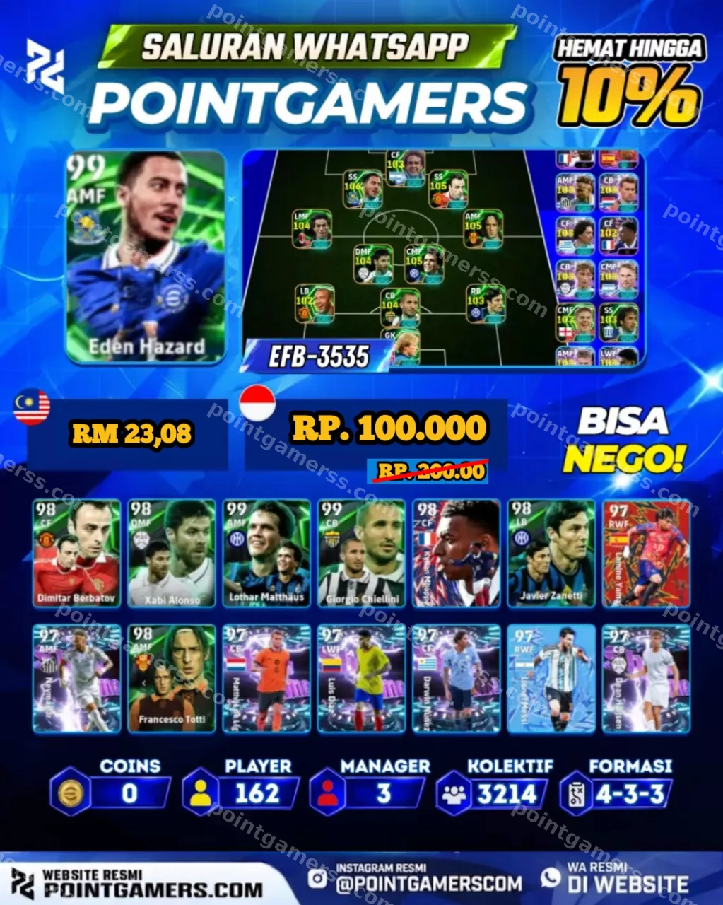 EFB-3535 - EDEN HAZARD 99