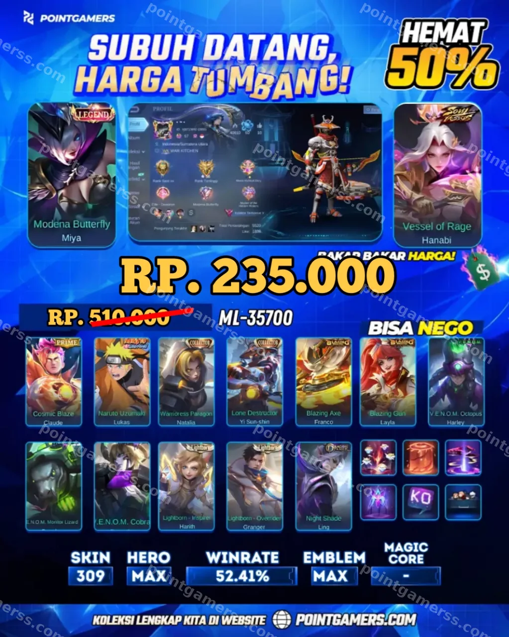 MIYA LEGEND, HANABI SOUL VESSELS 1