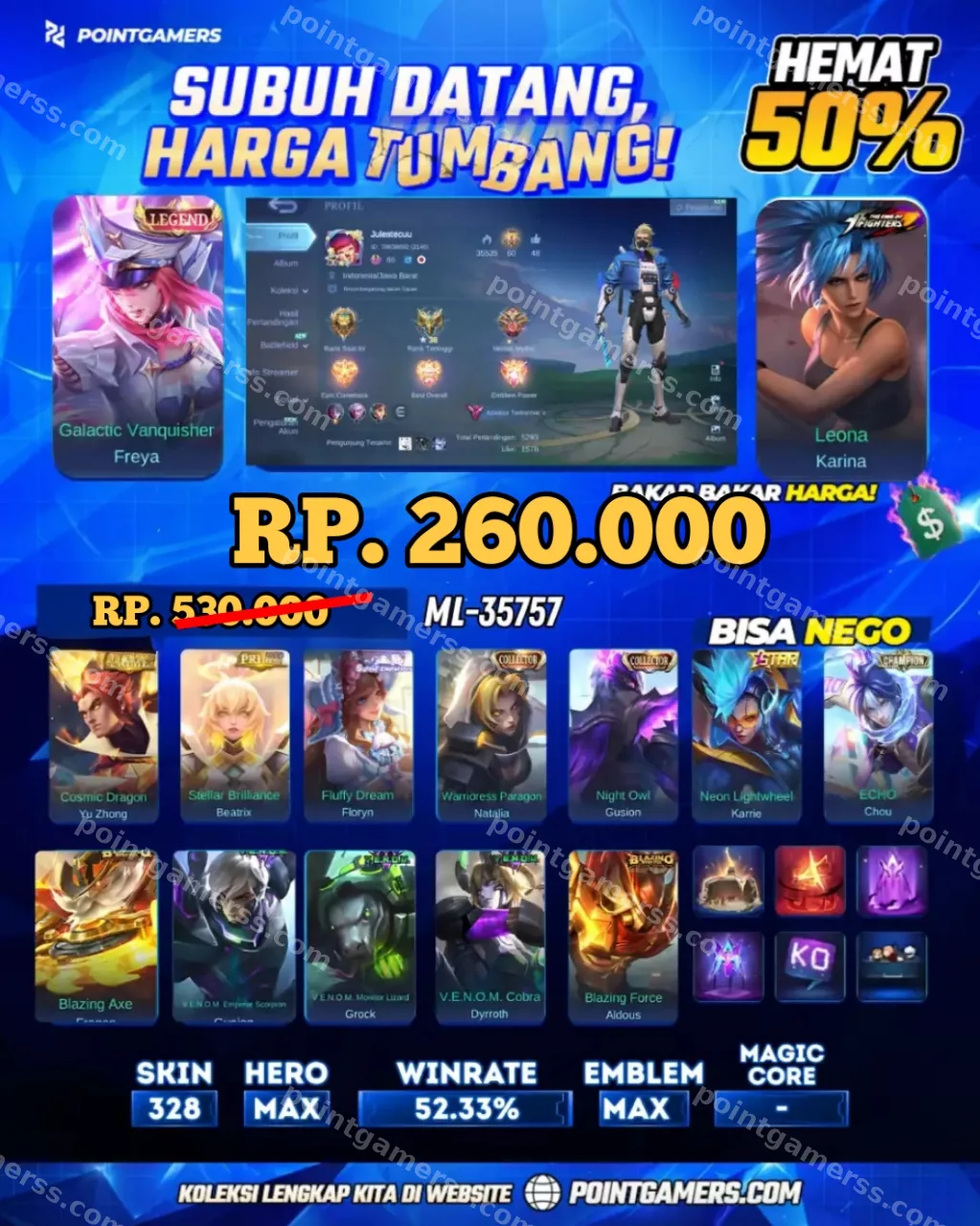 FREYA LEGEND, KARINA KOF 1