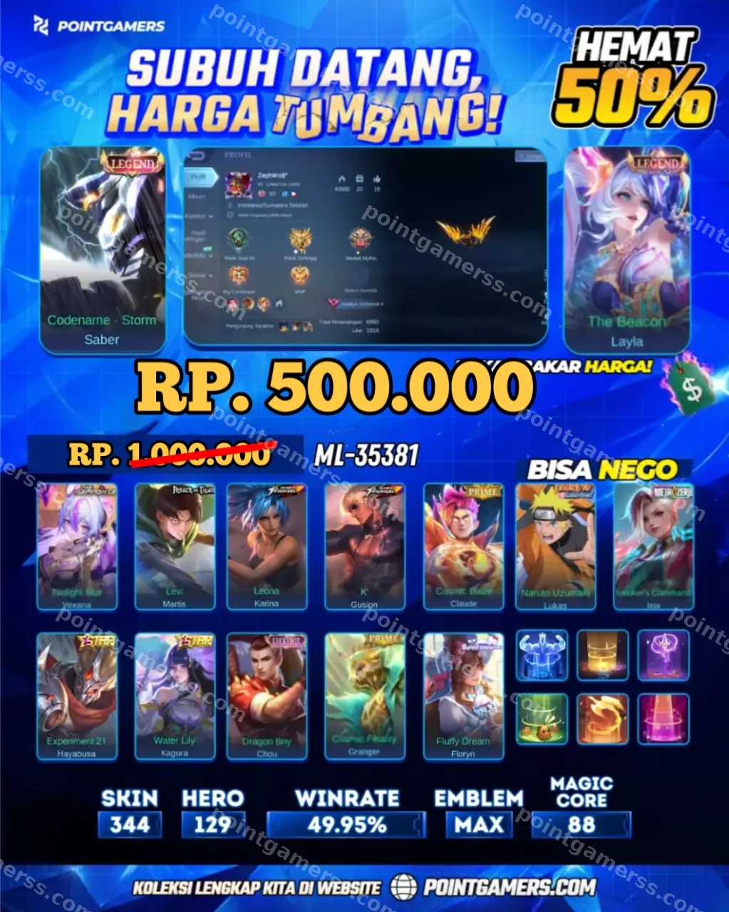 SABER LEGEND, LAYLA LEGEND 1