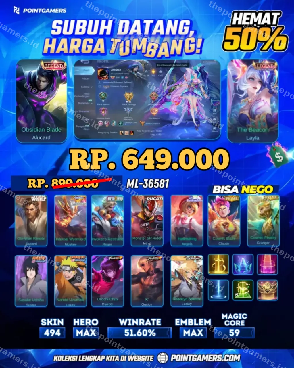 ML-36581 - ALUCARD LEGEND, LAYLA LEGEND