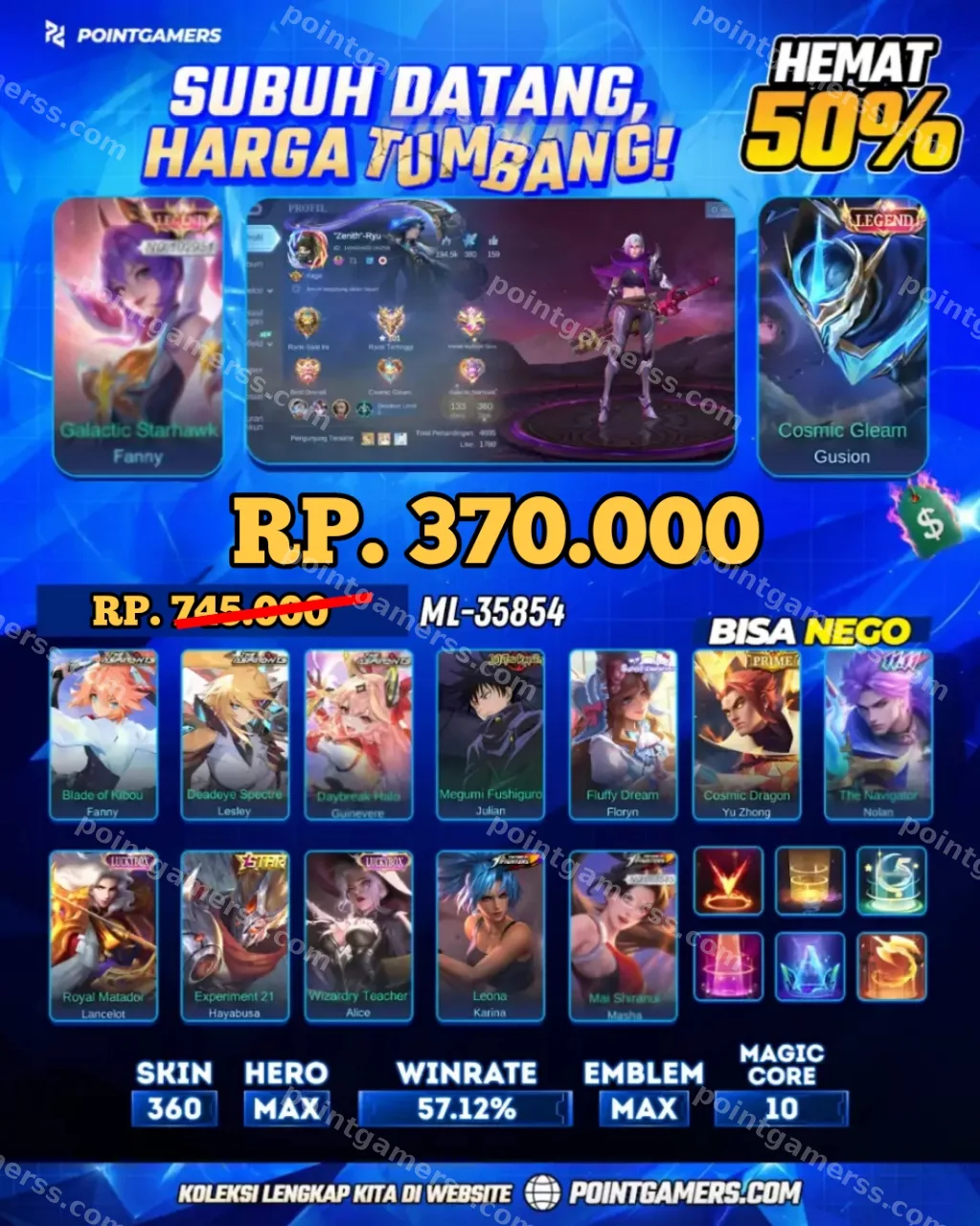 FANNY LEGEND, GUSION LEGEND 1