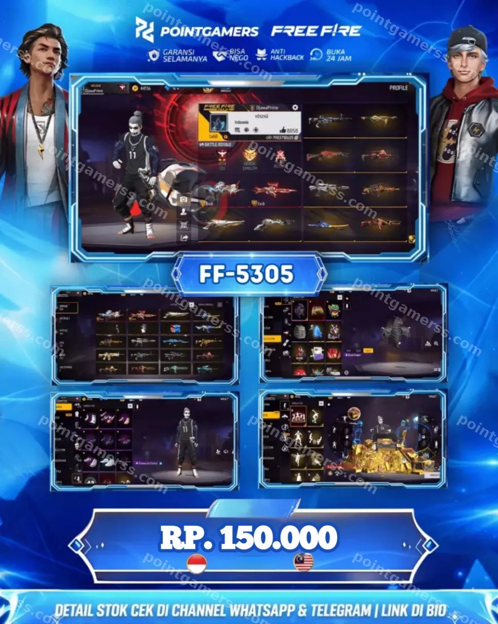FF-5305 - EVO 2 OTW MAX 2, SG2 : 4 RASA, LUMUT, GURUN, MAMBA PELURU SUCI