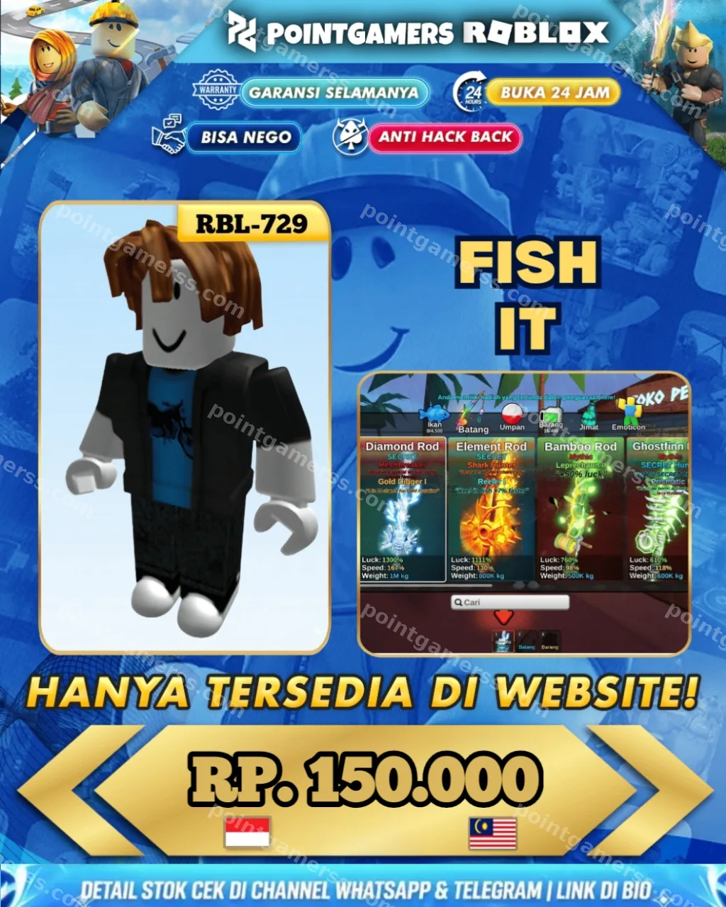 RBL-0729 - 6 M COIN, LVL 690