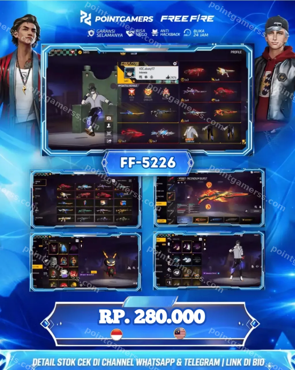 FF-5226 - EVO 7 MAX 2 OTW 3, SG2 2 RASA METEOR MERAH MAMBA