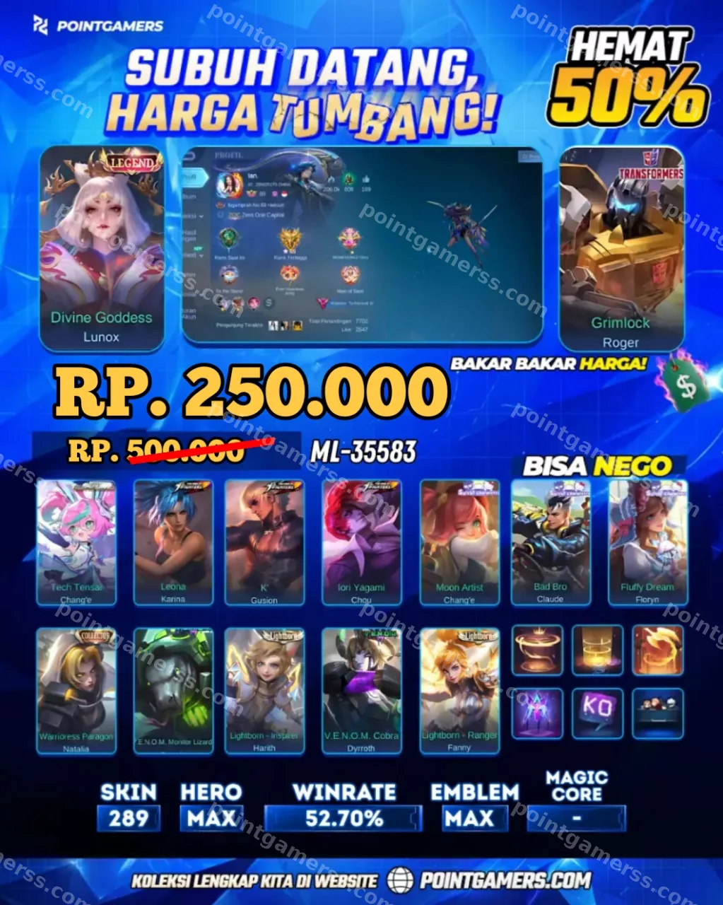ML-35583 - LUNOX LEGEND, CHOU KOF