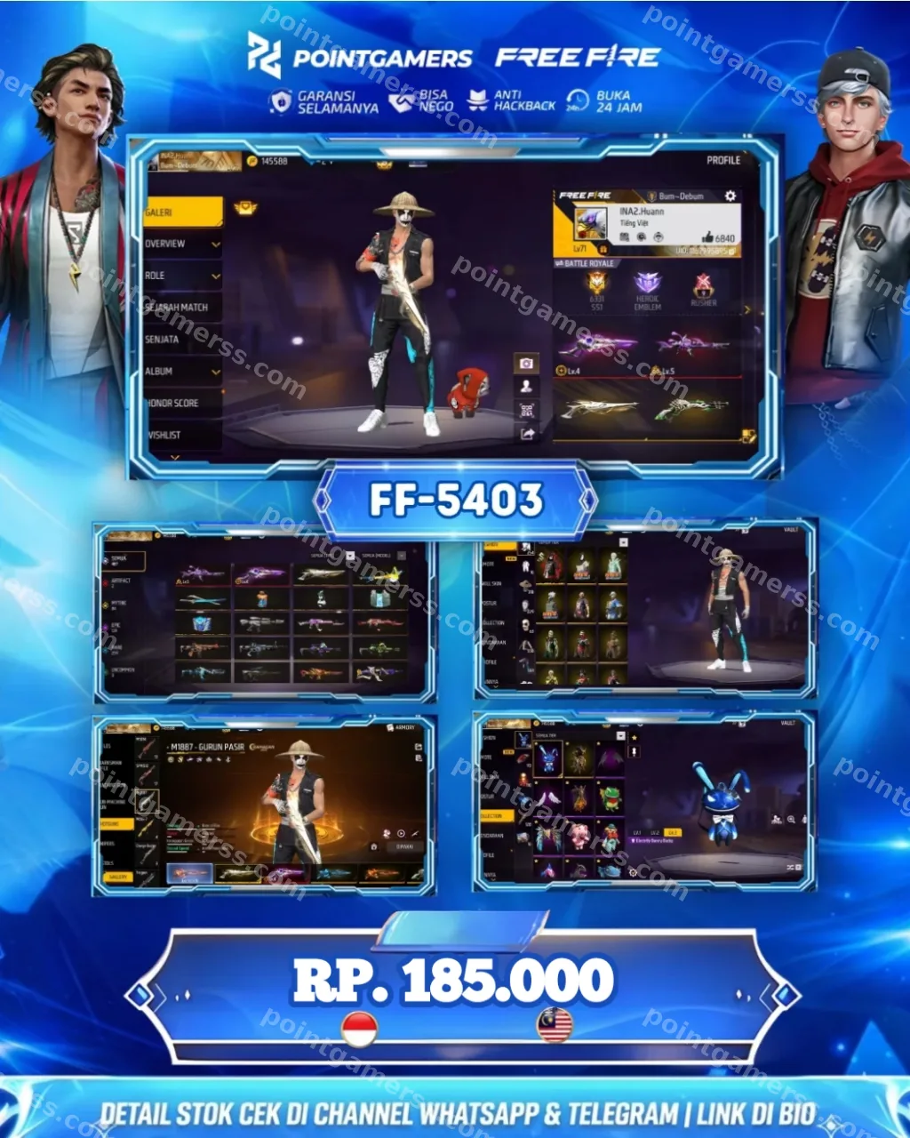FF-5403 - EVO 2,  SG2 EVO , GURUN , LUMUT , SOLAR , BUNNY , SUCCI