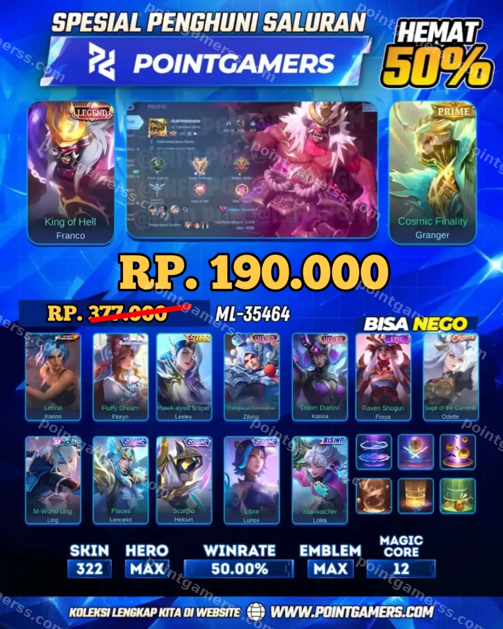 FRANCO LEGEND, GRANGER PRIME 1