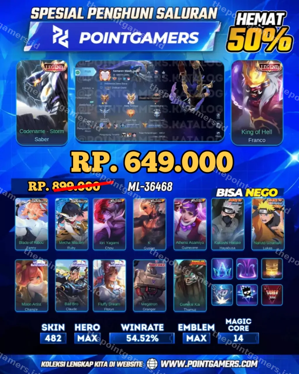 ML-36468 - FRANCO LEGEND, SABER LEGEND