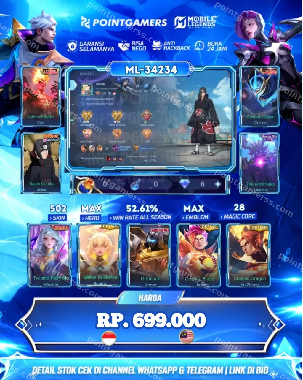 GUSION LEGEND, VALIR LEGEND 1