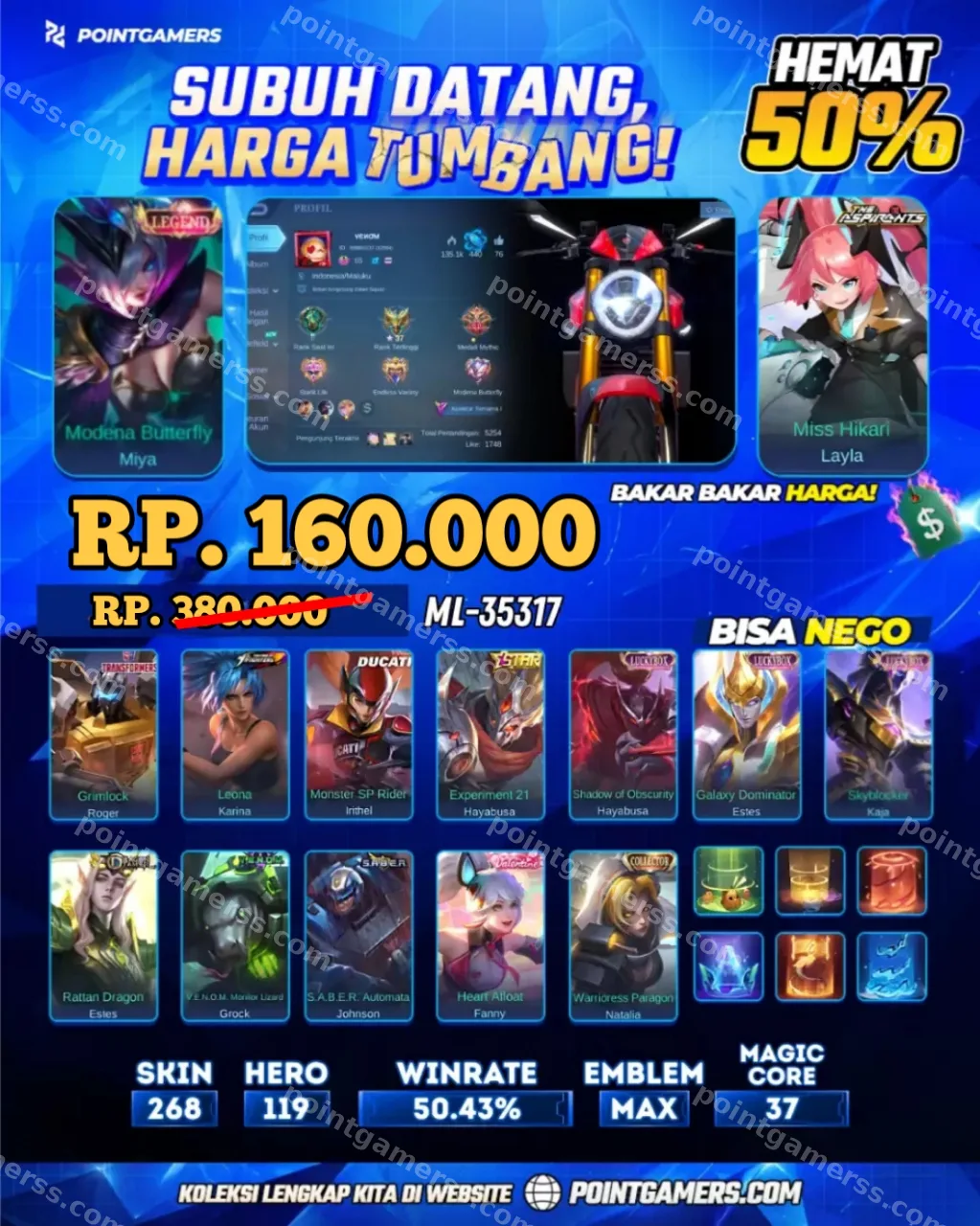 MIYA LEGEND, LAYLA ASPIRANTS 1