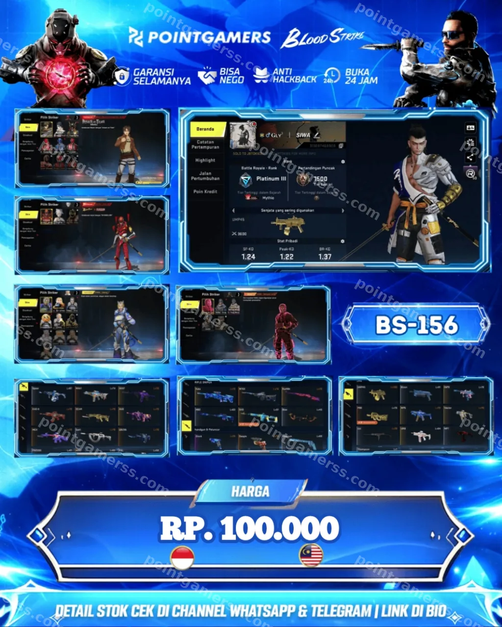 BS – 156 - MELEE KATANA RONIN, 6+ ULTRA UP TO LVL 3
