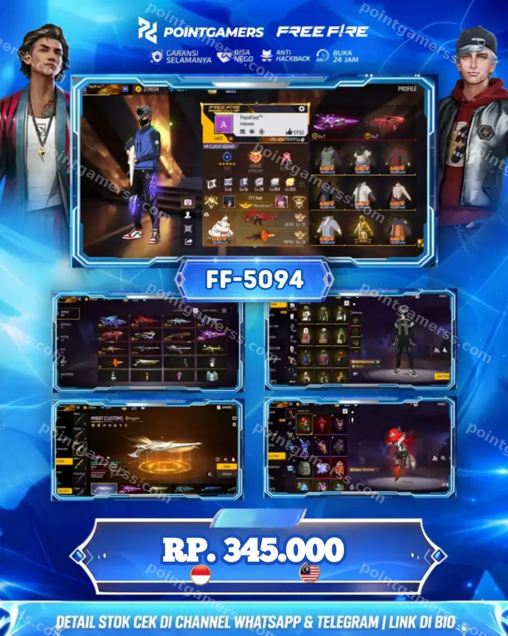 FF-5094 - EVO 10 MAX 3 OTW 4, SG2 : 4 RASA, EVO GURUN AQUA MAMBA