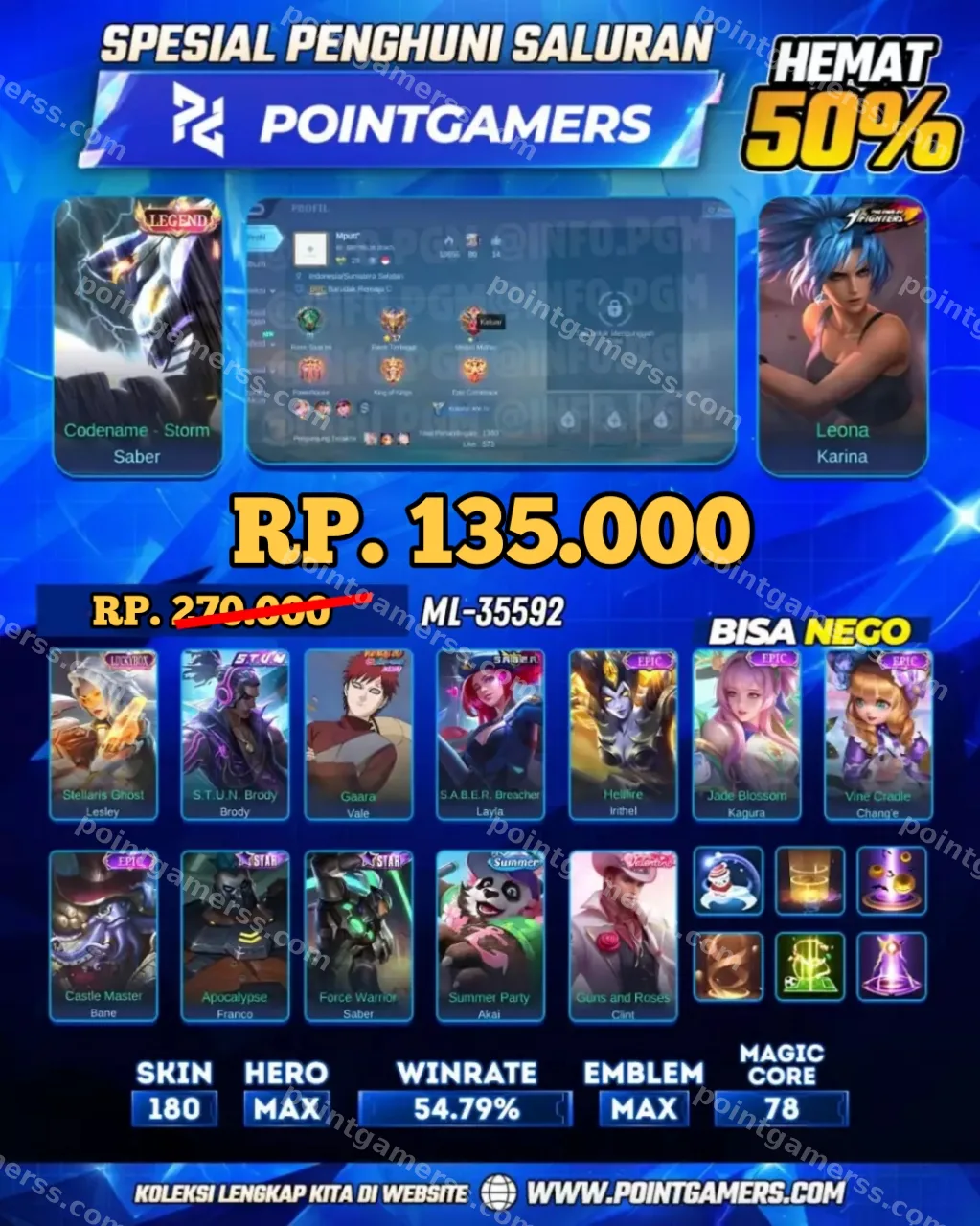 ML-35592 - SABER LEGEND, LESLEY LUCKYBOX