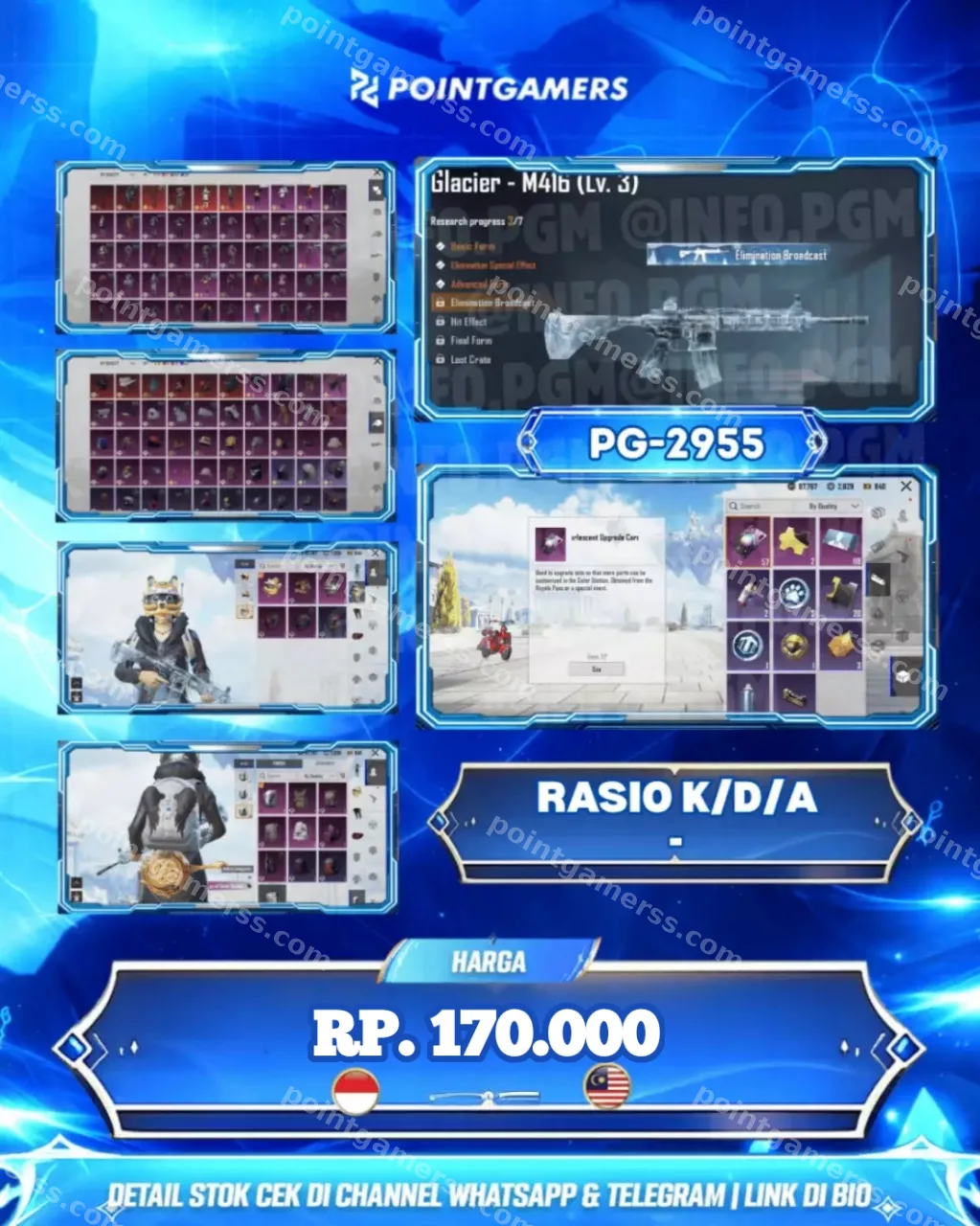 M4 GLACIER LV 3, M16 THRONEROSE DAWN LV 2 1