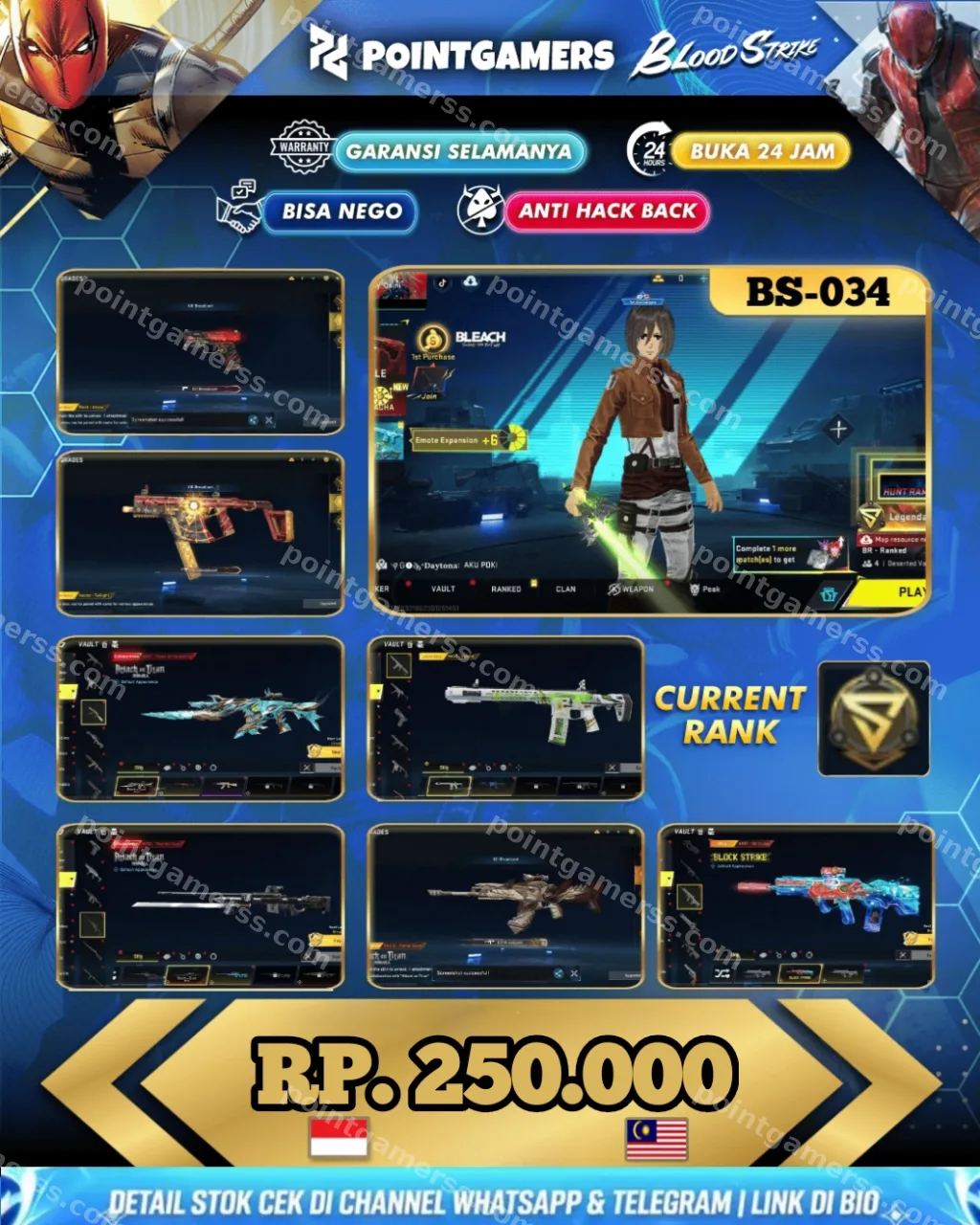 BS – 034 - AK47 - POWER OF HARDENING, M700 - THUNDER GUN